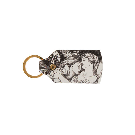 Christina Rossetti Goblin Market recycled leather keyring